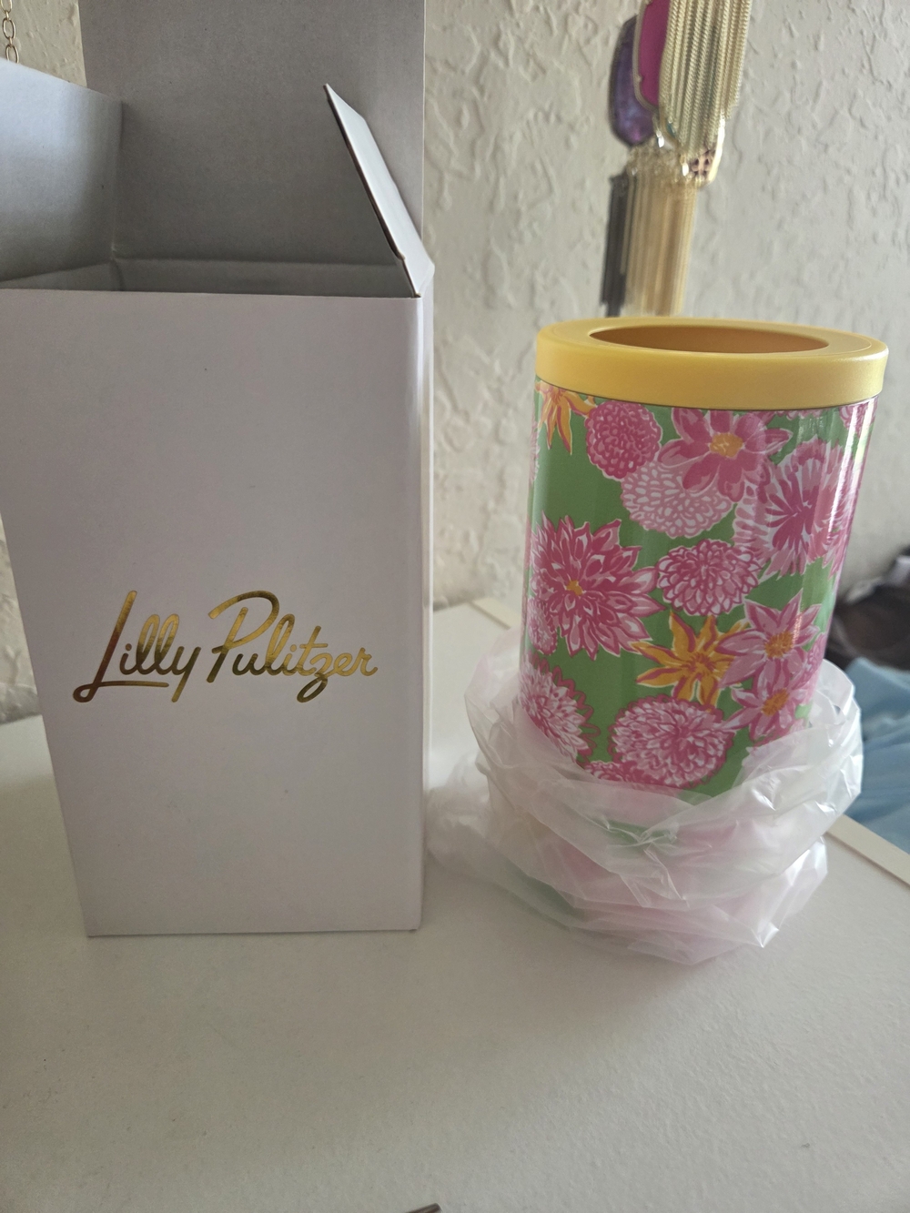 Lilly Pulitzer Slim Can Tumbler